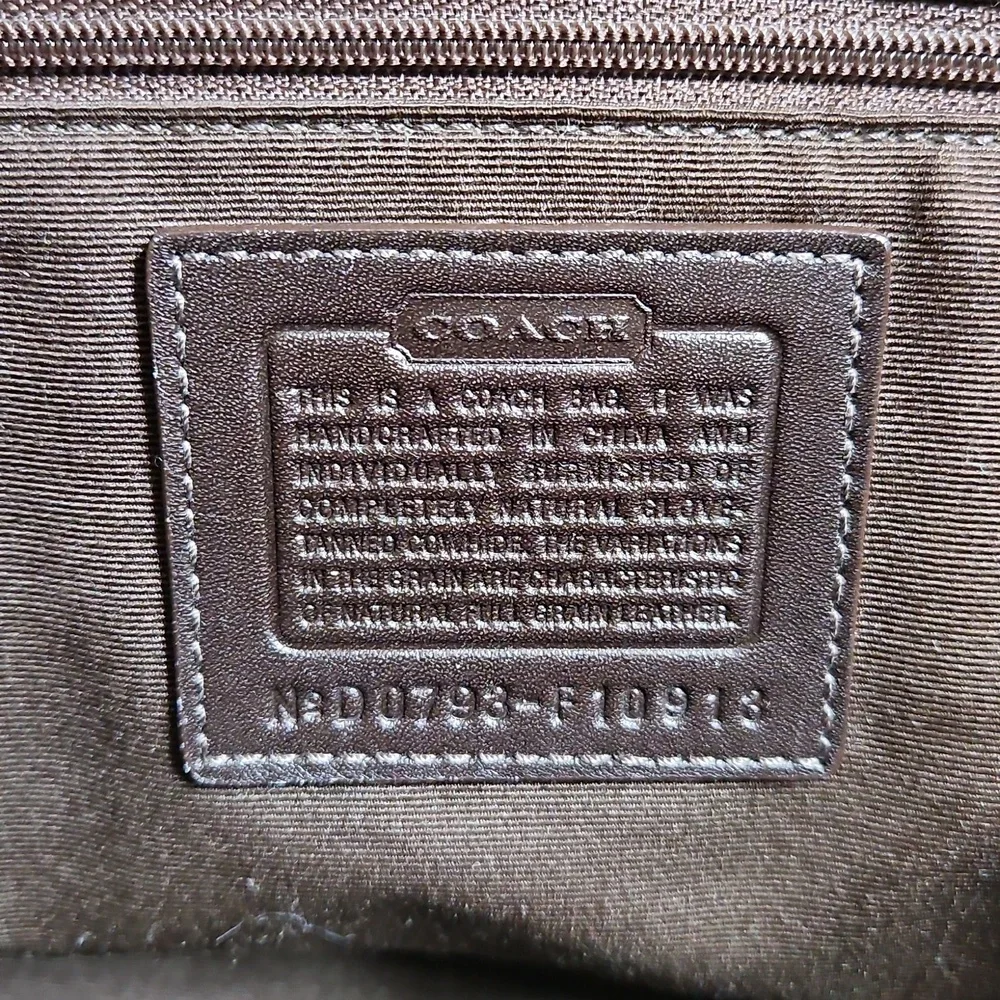 Gorgeous Coach Tan Florentine Leather Handbag